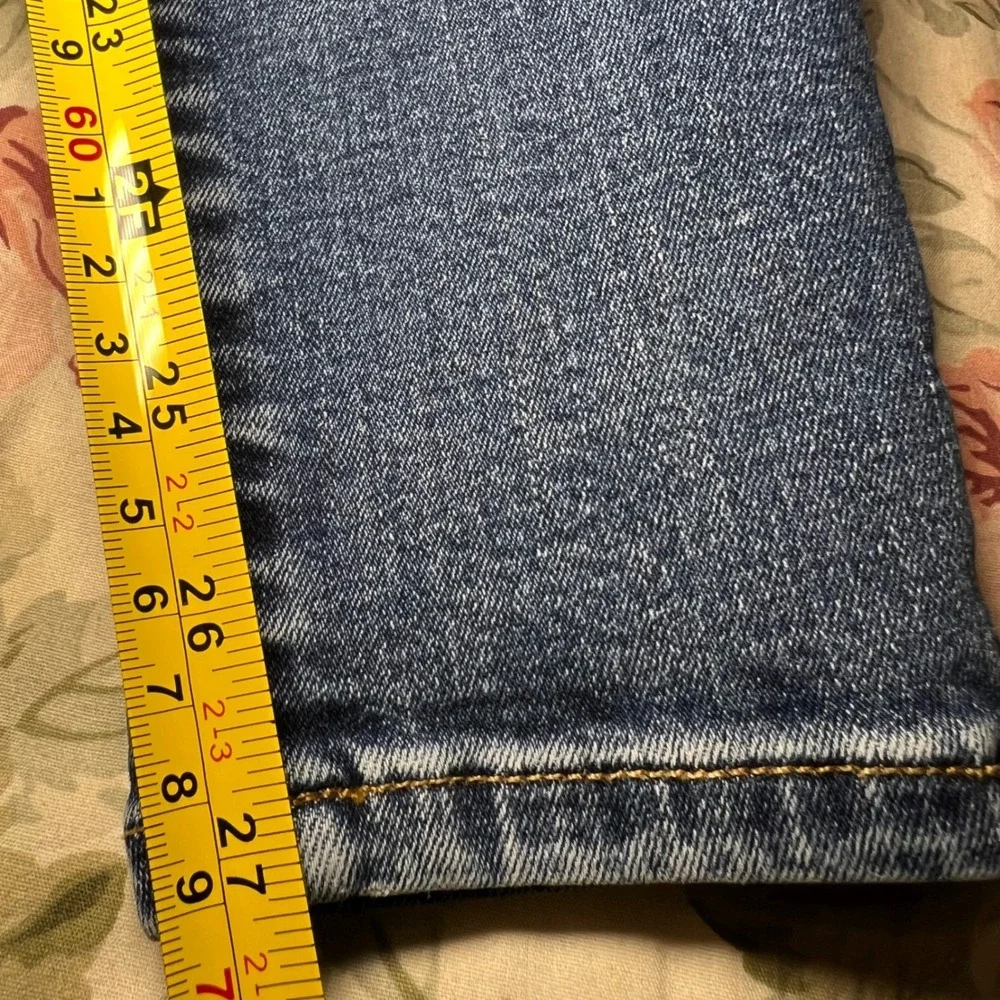 Good American Good Waist Skinny Jeans Blue Dark Wash High Rise‎ Size 0/25